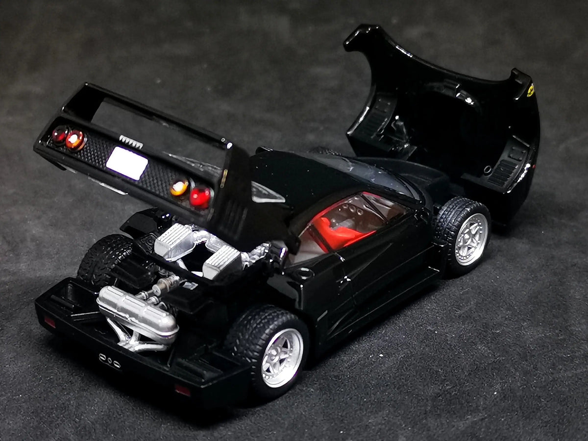 Tomica Limited Vintage Neo Ferrari F40 (Black)-Tomytec-Tomica Limited Vintage Neo-Mobile Garage HK