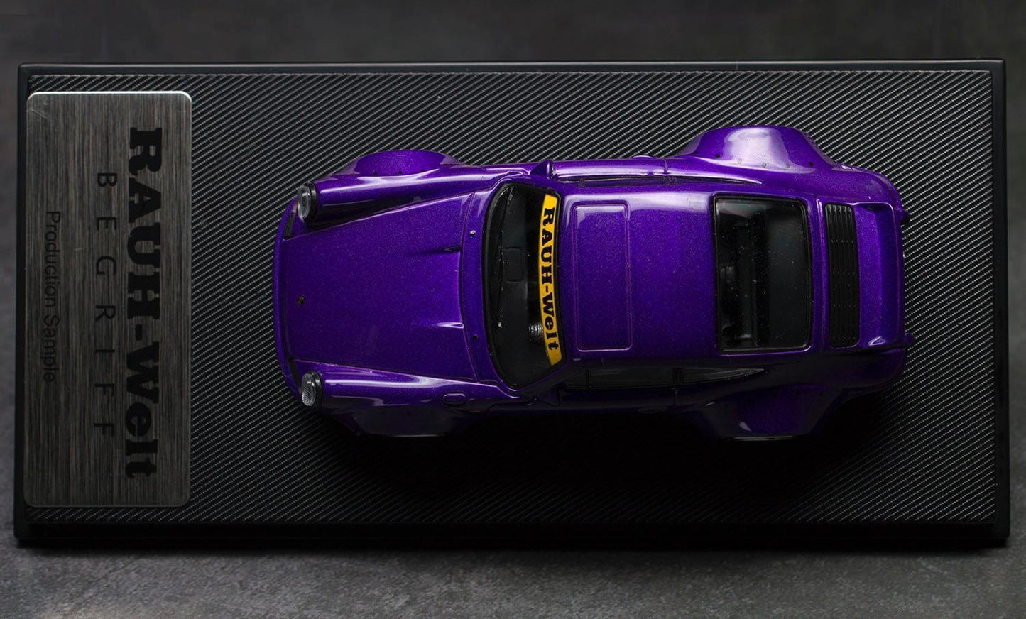 Model Collect RWB Porsche 930 Ducktail Wing purple 1:64 SCALE