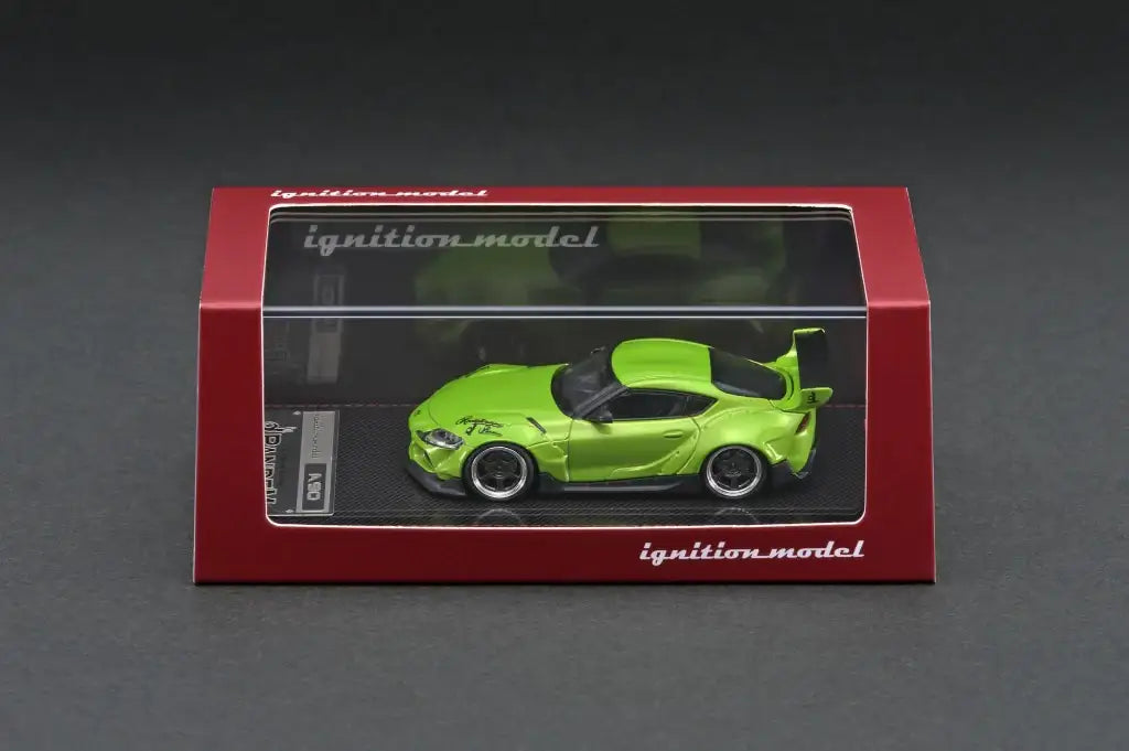 Ignition Model 1:64 Scale Pandem GR Supra (A90) Green