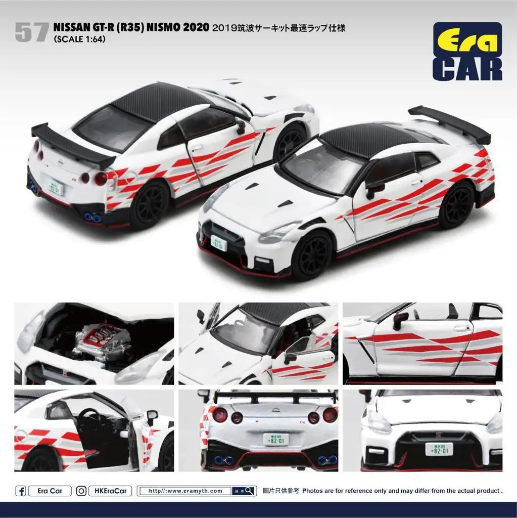 Era Car ERA Car #57 NISSAN GT-R NISMO 2020 2019 Tsukuba Circuit fastest lap specification Scale 1:64