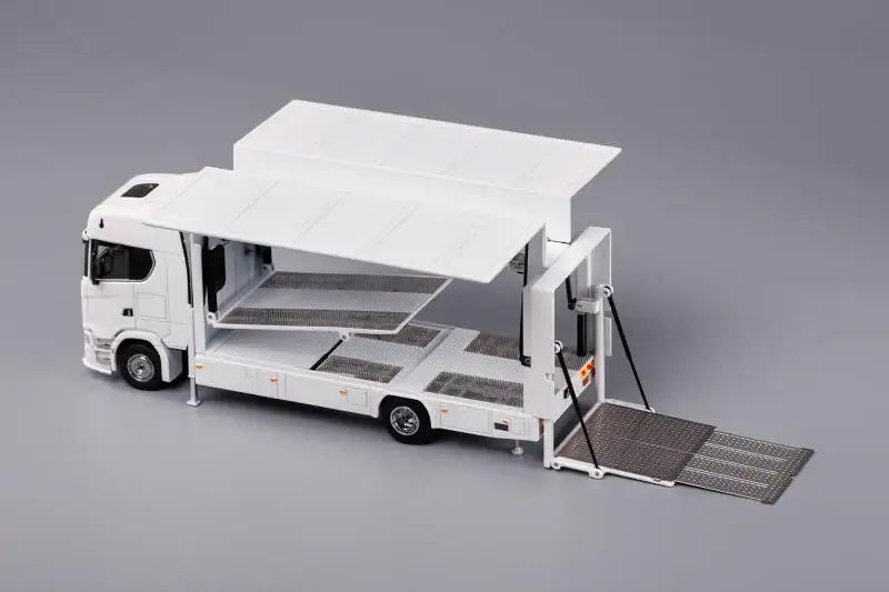 GCD Scania S730 Enclosed Double Deck Gull Wing Tow Truck 1:64 Scale