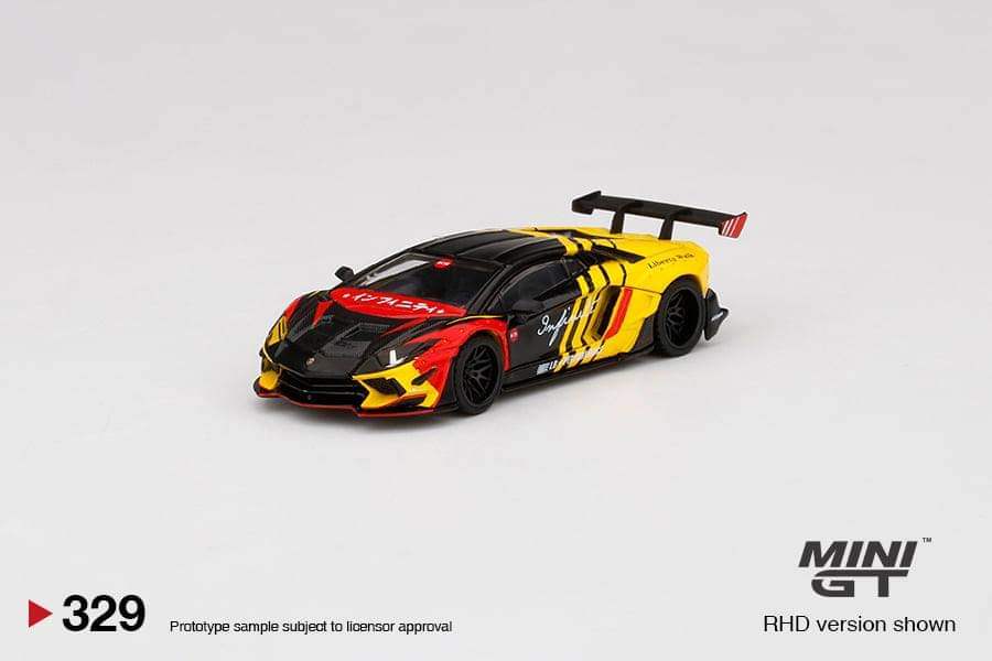 Mini GT MiniGT #329 LB Works Lamborghini Aventador Limited Edition Infinite Motor Sports