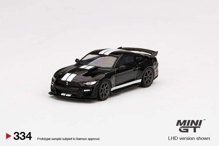 Mini GT #334 1:64 Ford Shelby Mustang GT500 Shadow Black Mini GT