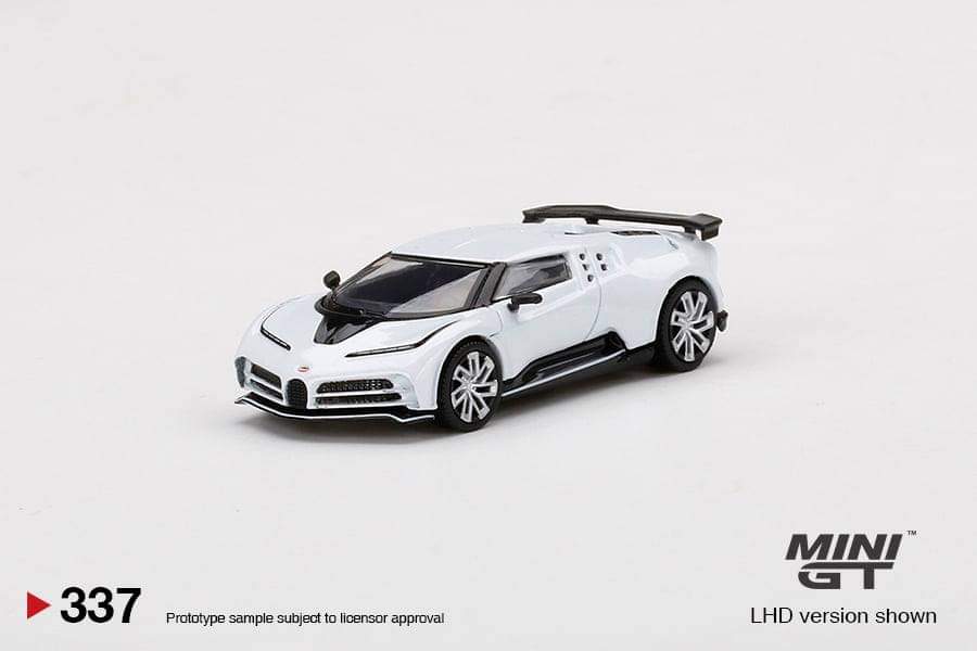 Mini GT #337 Bugatti Centodieci White 1:64 scale
