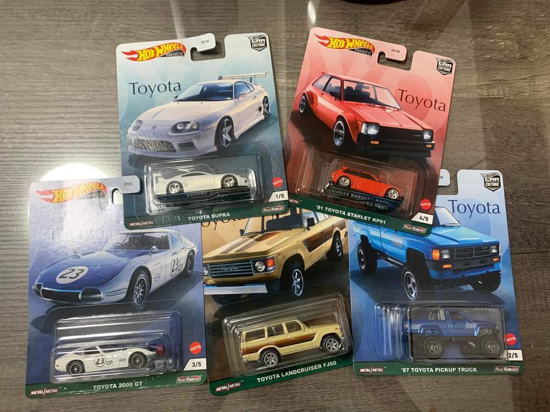 Hot Wheels Car Culture Toyota FPY86 H case set of 5pcs