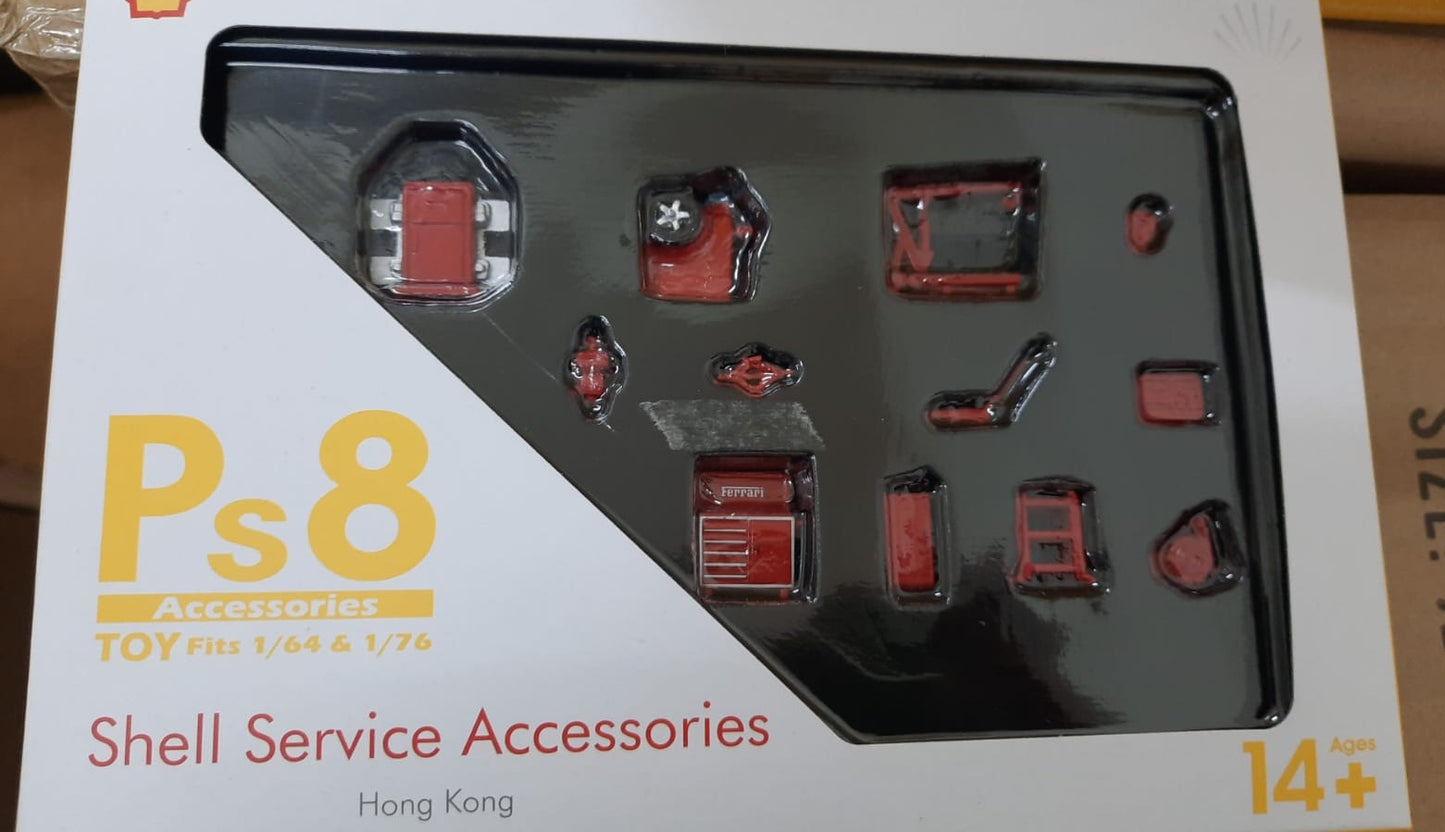 Tiny 1:64 Scale Hong Kong Shell Exclusive Diorama Shell Service Center