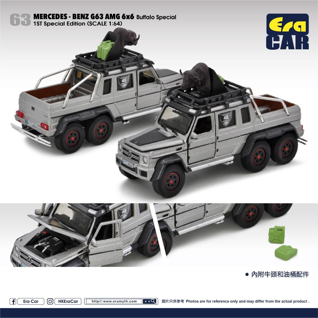 Era Car 63 Mercedes-Benz G63 AMG 6x6 Buffalo Special Scale 1:64