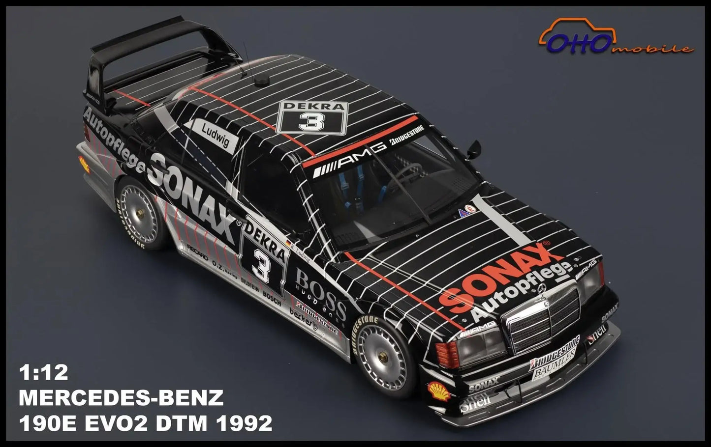 OTTO Mobile 1:12 Scale Mercedes-Benz 190e EVO2 DTM 1992