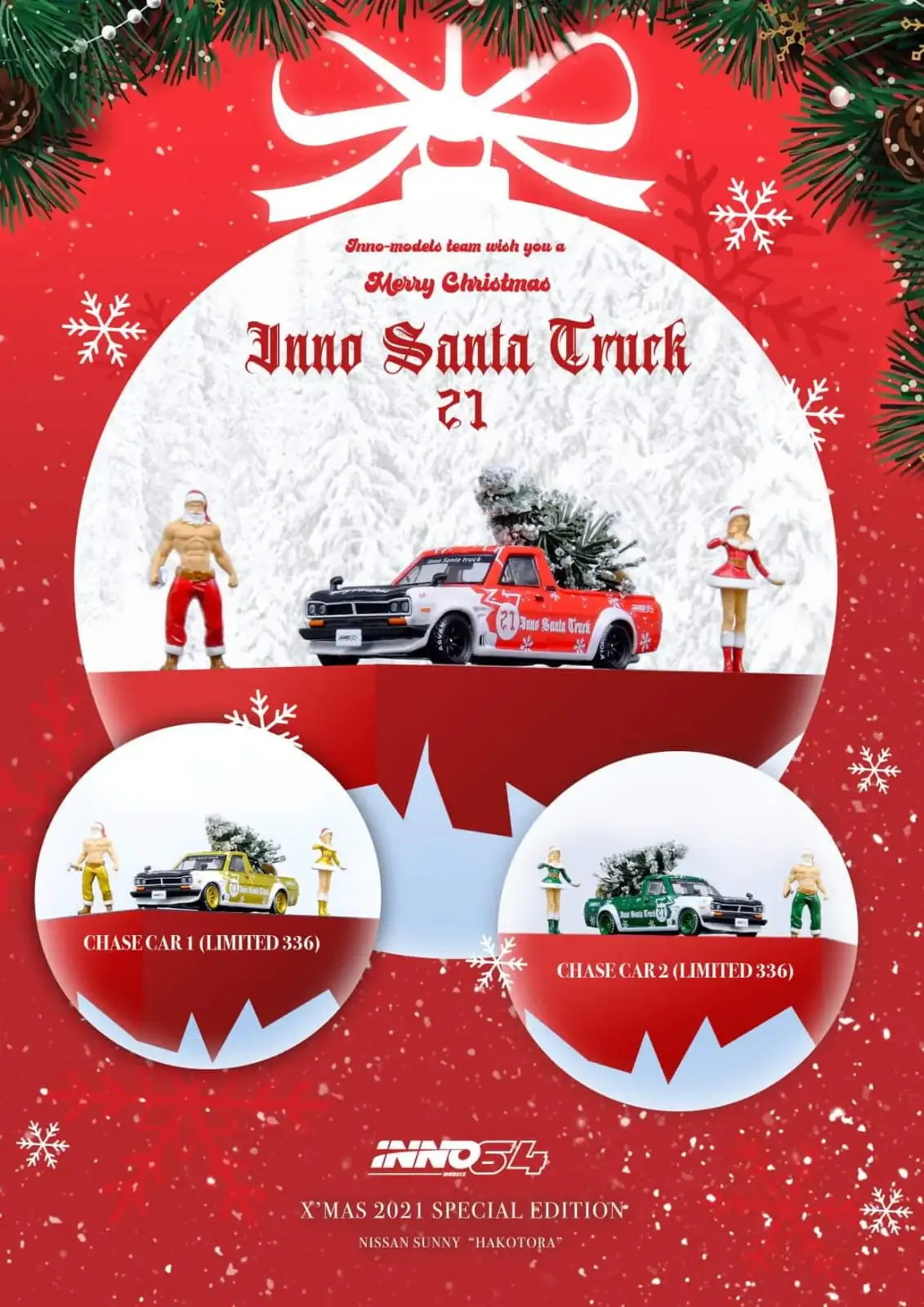 Inno64 Nissan Sunny HAKOTORA Inno Santa Pick up truck 2021