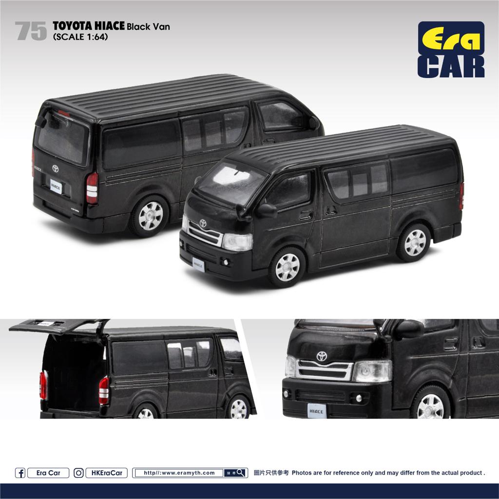 ERA Car #64 Toyota Hiace Black 1:64 Scale