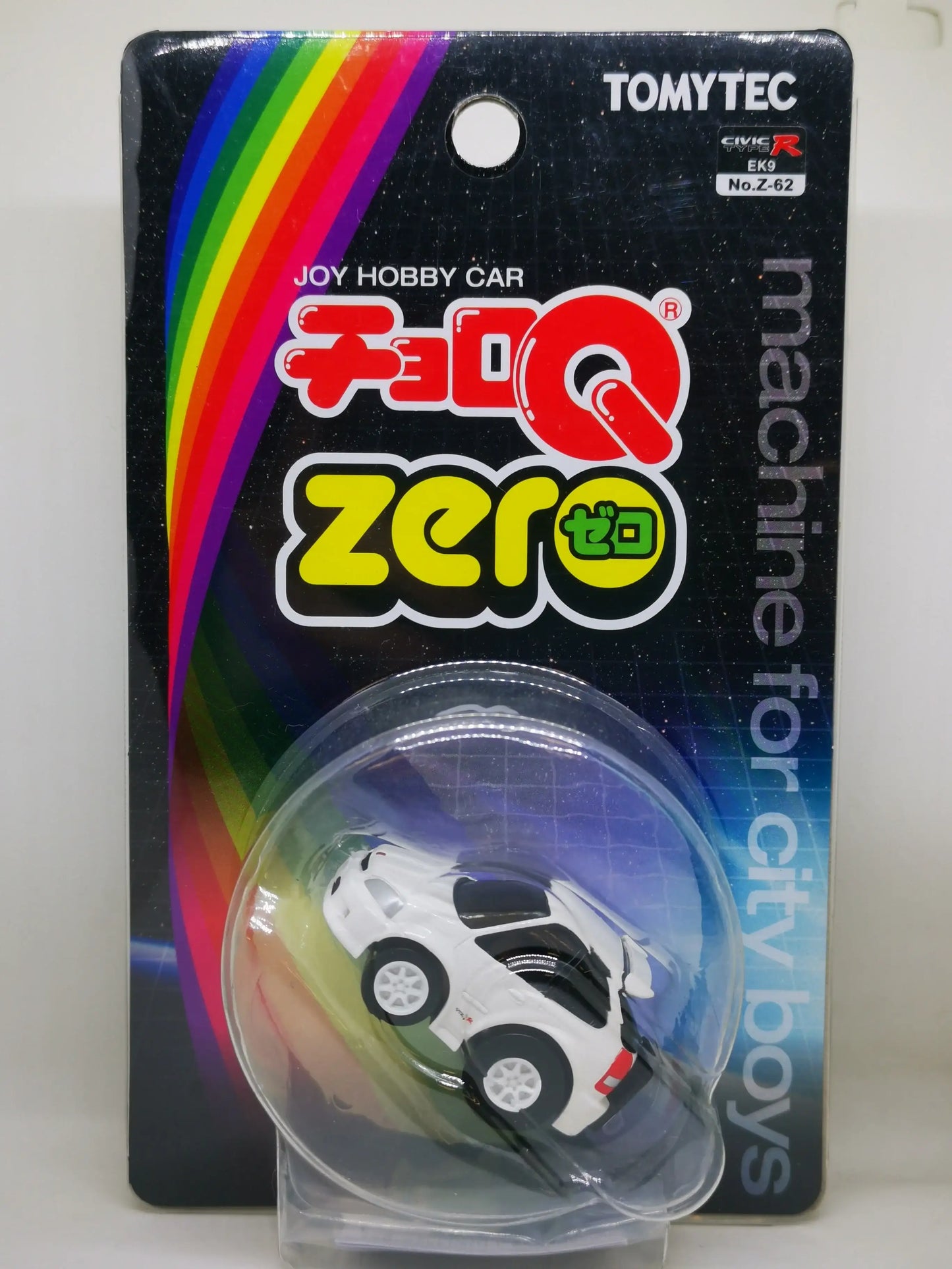 Tomytec ChoroQ Zero Z-62a Honda Civic EK9 TypeR (White)-Tomytec-ChoroQ Zero-Mobile Garage HK