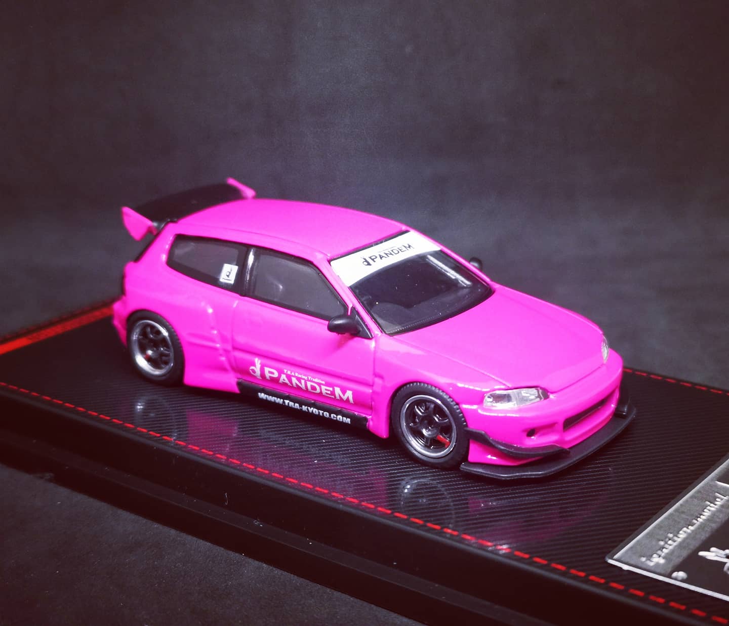Ignition Model 1:64 Scale Honda Civic Eg6 Pandem Rocket Bunny (Pink Hong Kong Exclusive)