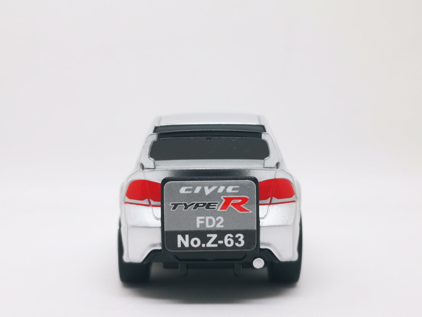 Tomytec ChoroQ Zero Z-63a Honda Civic FD2 TypeR (Silver)