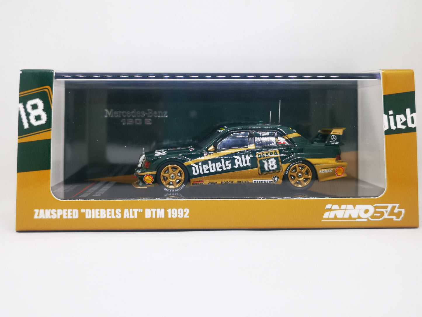Inno64 Mercedes Benz 190e EVO2 DTM 1992 #18 Zakspeed Diebels Alt