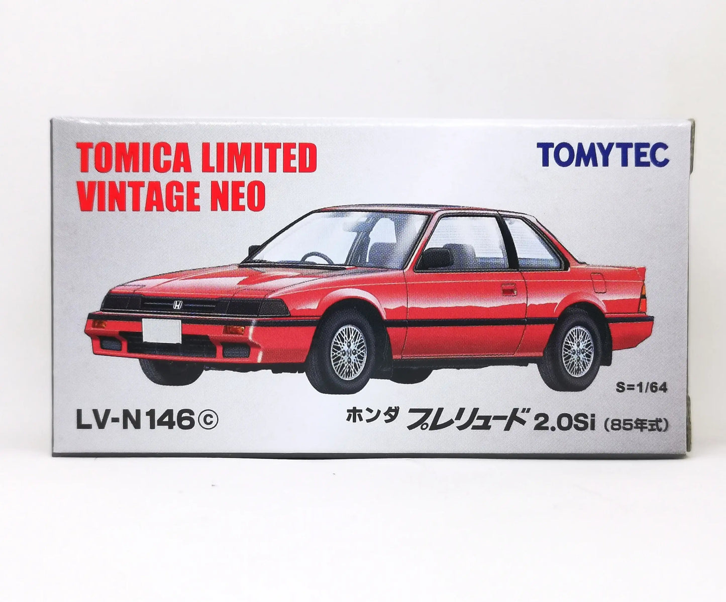 Tomica Limited Vintage Neo LV-N146c Honda Prelude Red