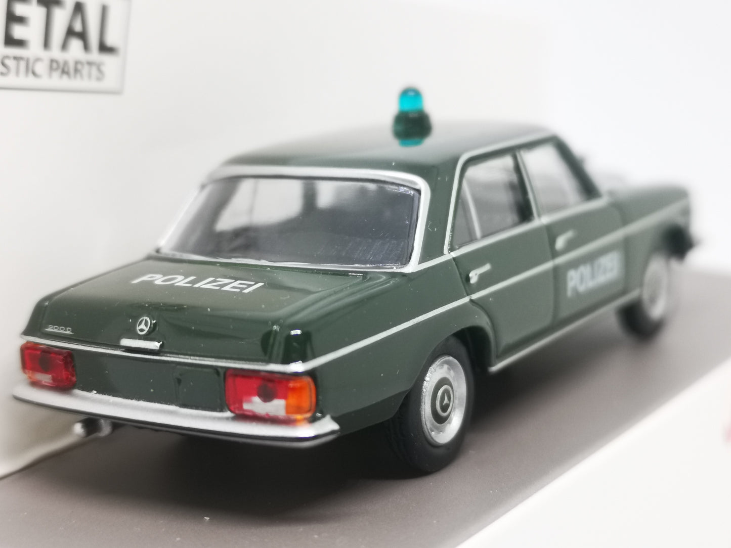 Schuco 1:64 Scale Mercedes-Benz 200D Germany Police Patrol Car