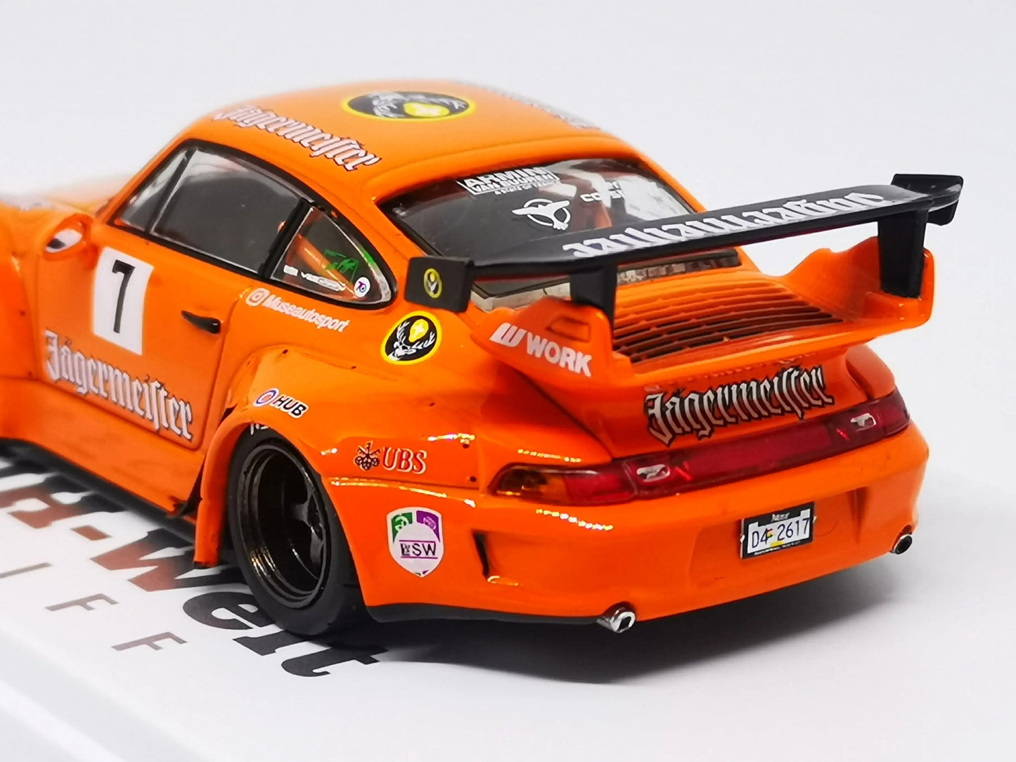 Tarmac Works Tarmac Works Scale 1:43 RWB Porsche 993 Jagermeister #7 Race