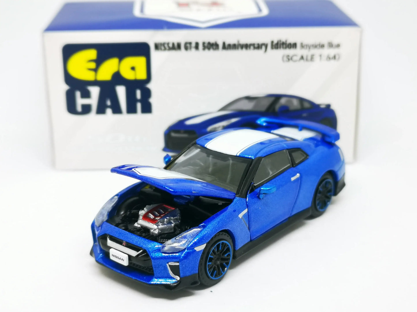 Era Car ERA Car #SP Nissan GT-R 50th Anniversary edition bayside Blue Scale 1:64