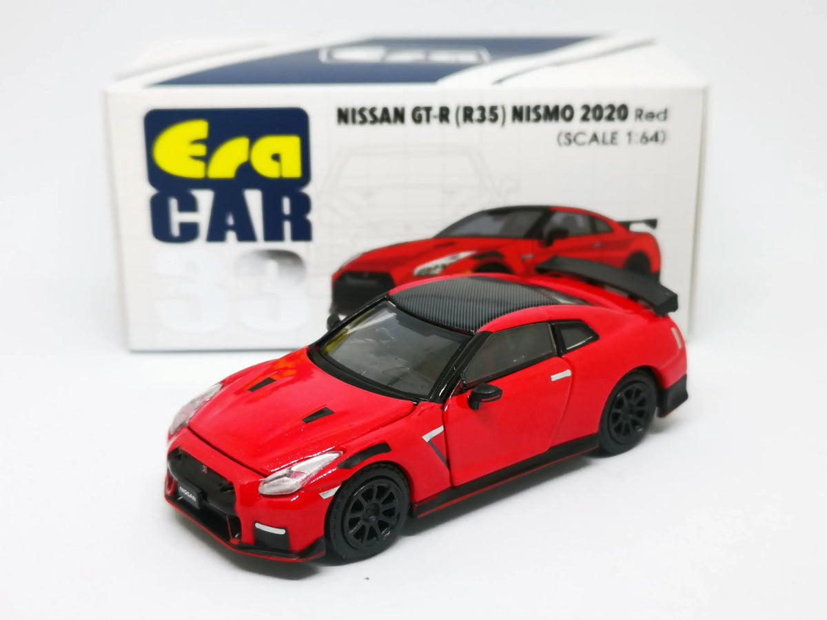 Era Car ERA Car #33 Nissan GT-R(R35) Nismo 2020 Red Scale 1:64