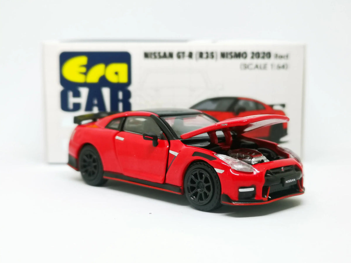 Era Car ERA Car #33 Nissan GT-R(R35) Nismo 2020 Red Scale 1:64