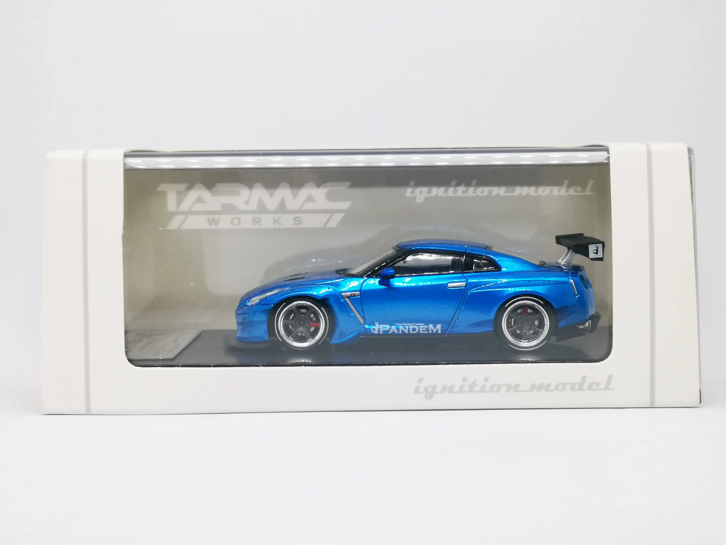 Ignition Model 1:64 Scale Pandem Nissan GT-R (Blue Metallic)