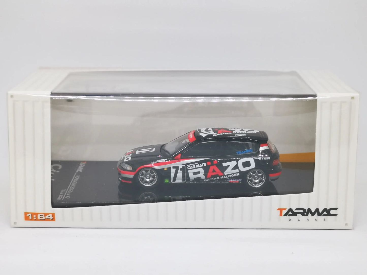 Tarmac Works Tarmac Works Honda Civic Eg6 Gr.N Racing Razo Racing #71 1:64 Scale