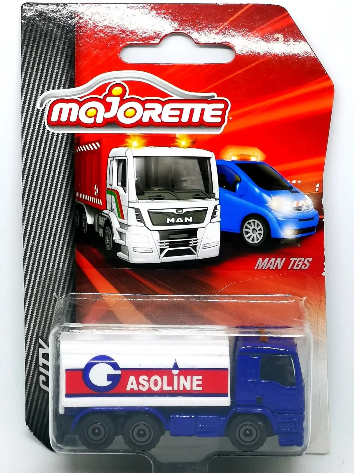 Majorette City series MAN TGS Gasoline Tanker