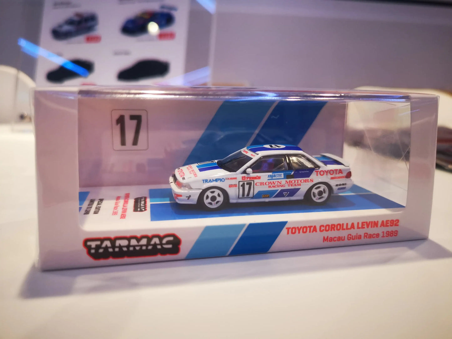 Tarmac Works Toyota Corolla Levin AE92 Macau Guia Race 1989