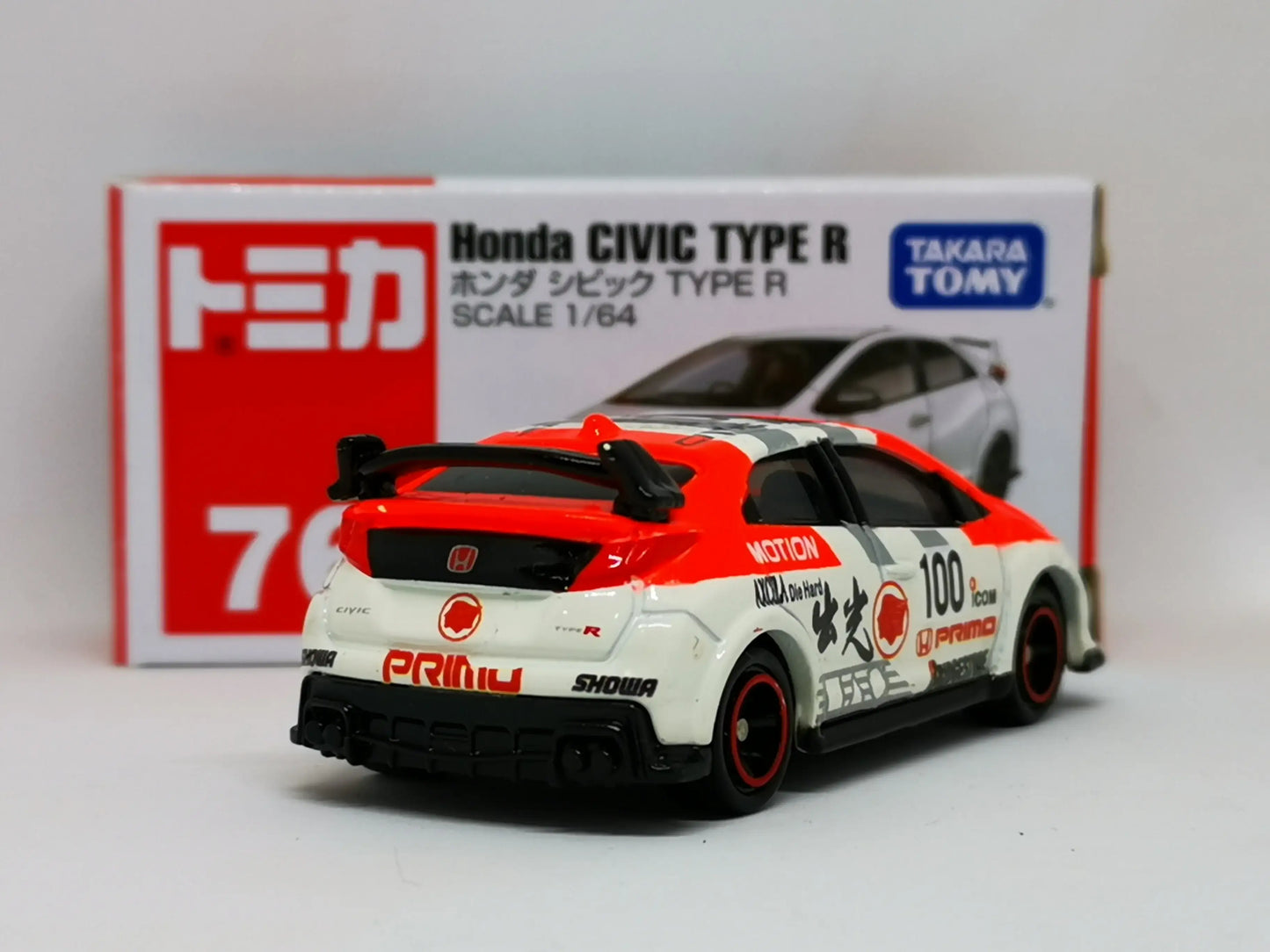Tomica Idemitsu Motion Honda Civic FK2 Type R