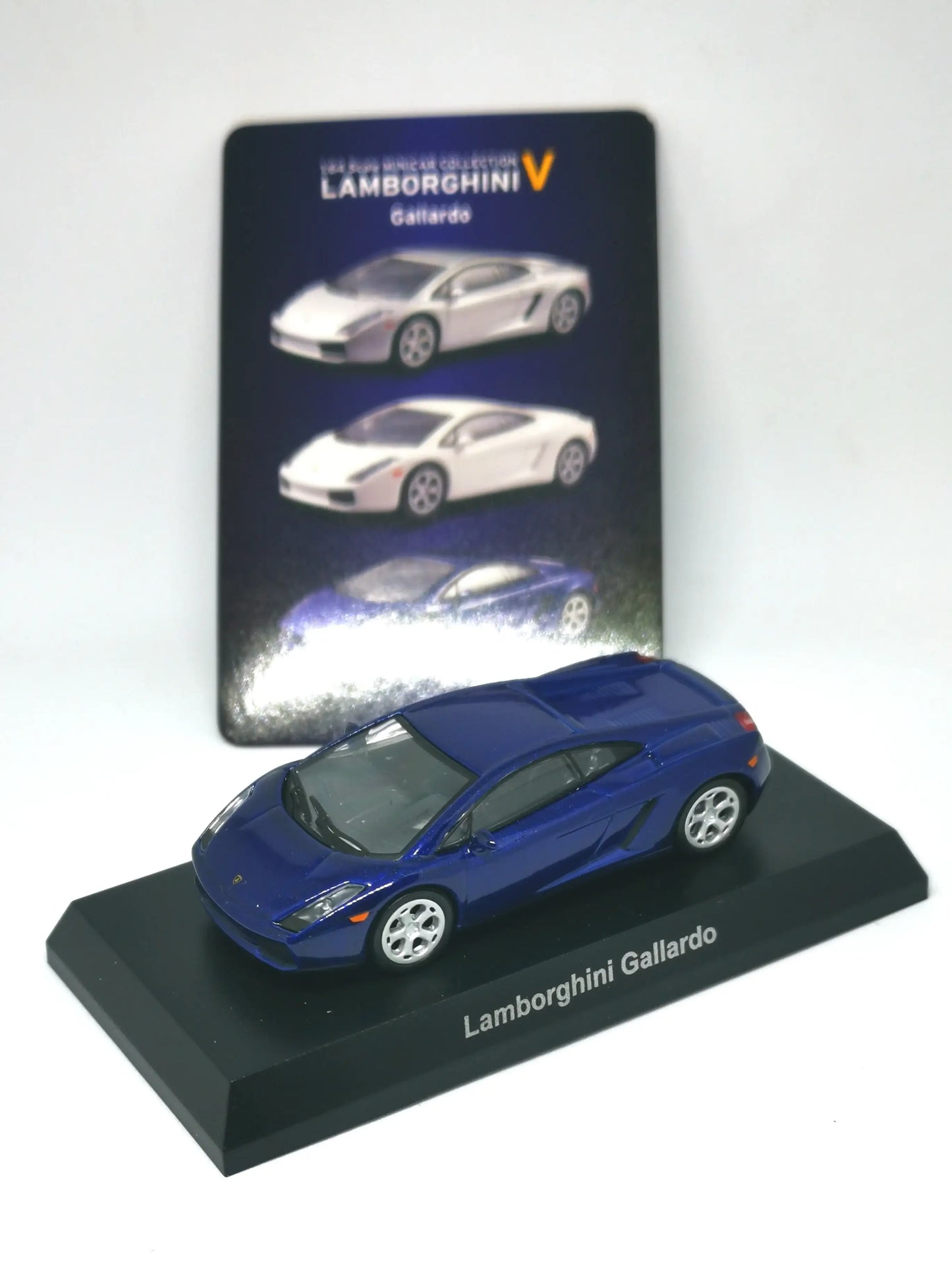 Kyosho 1:64 Scale Minicar Collection Lamborghini V Lamborghini Gallardo Blue
