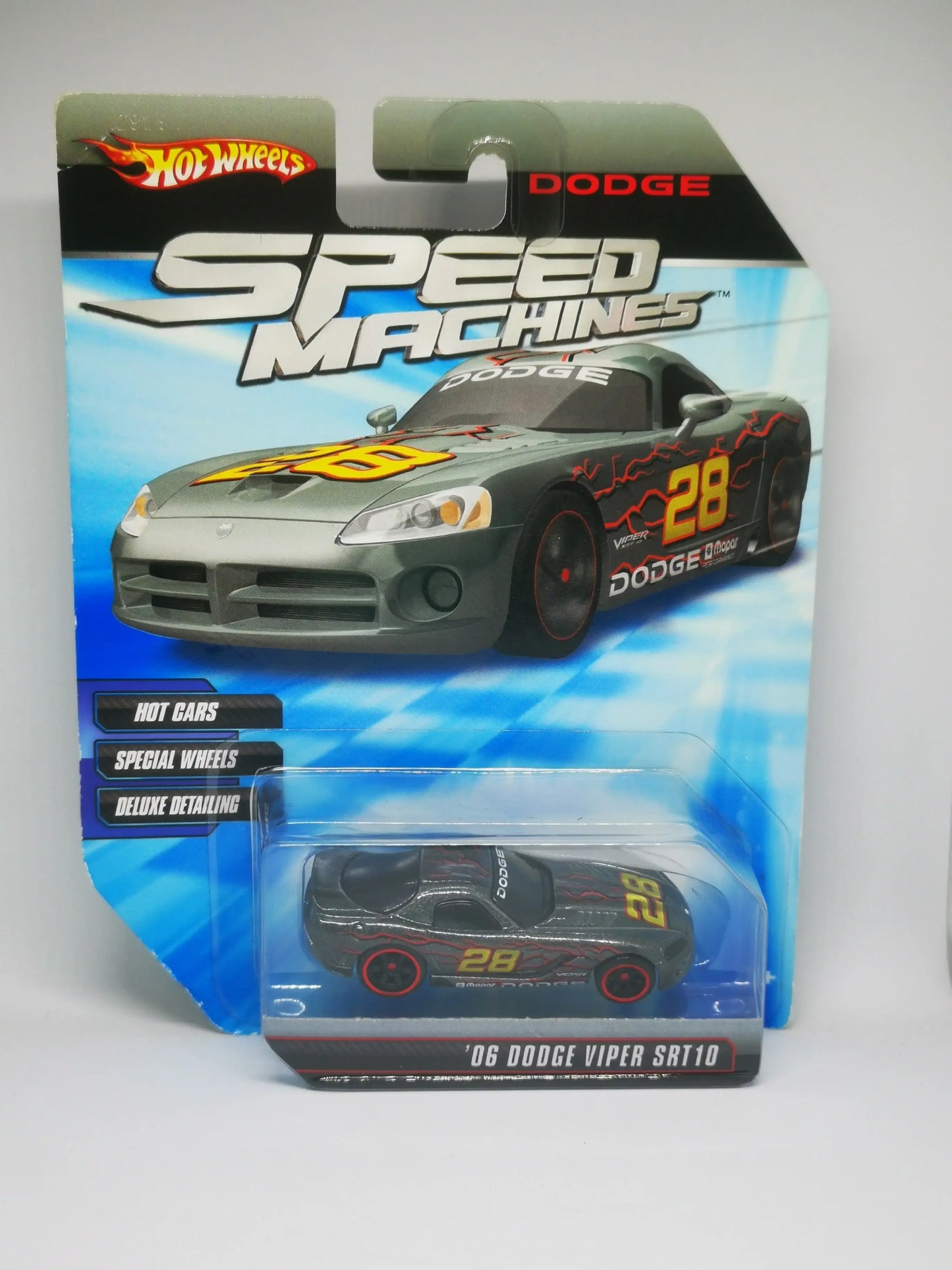 Hot Wheels Speed Machines '06 Dodge Viper SRT10 6 spokes