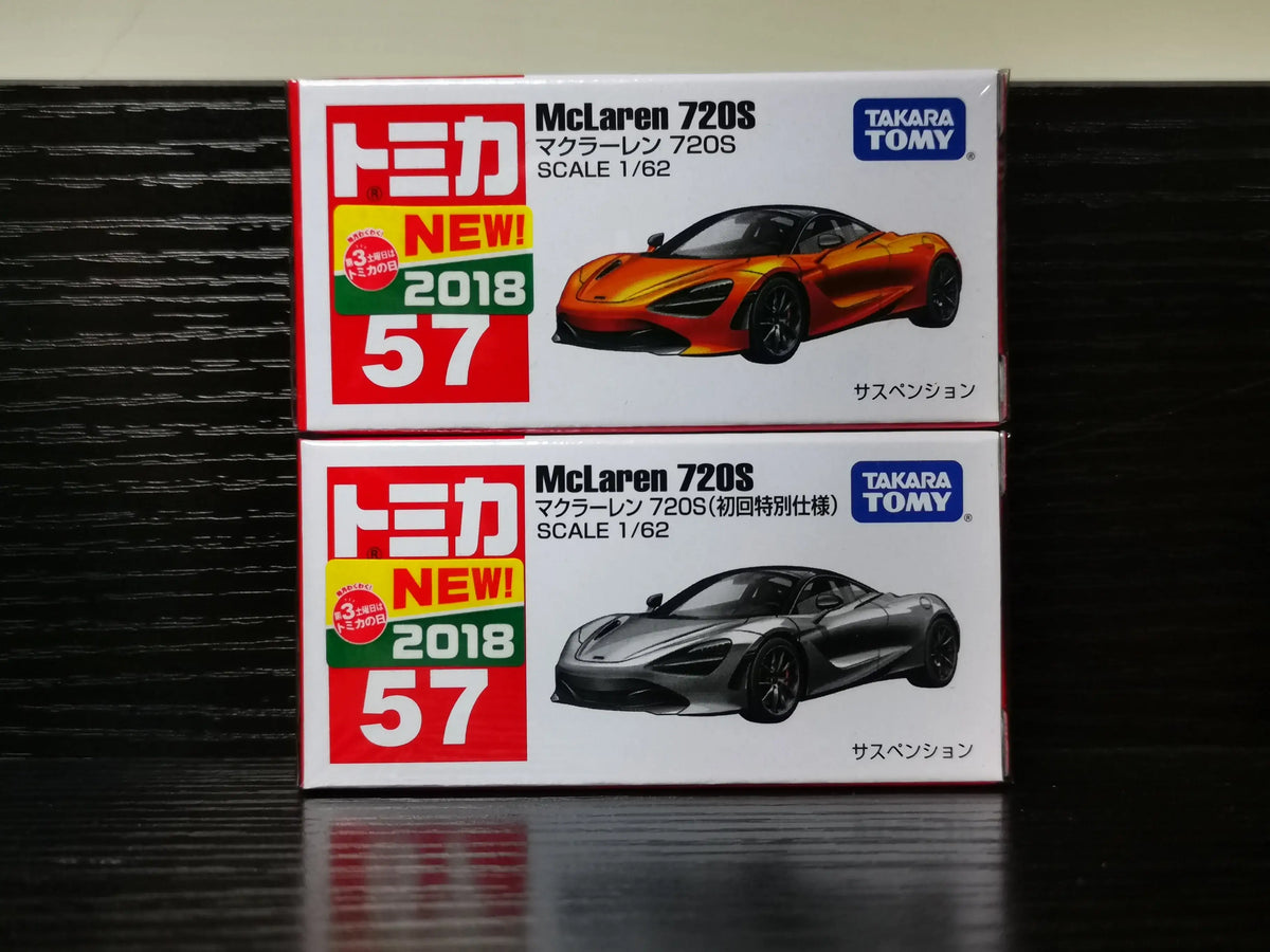 Takara Tomy Tomica #57 McLaren 720S Set of 2