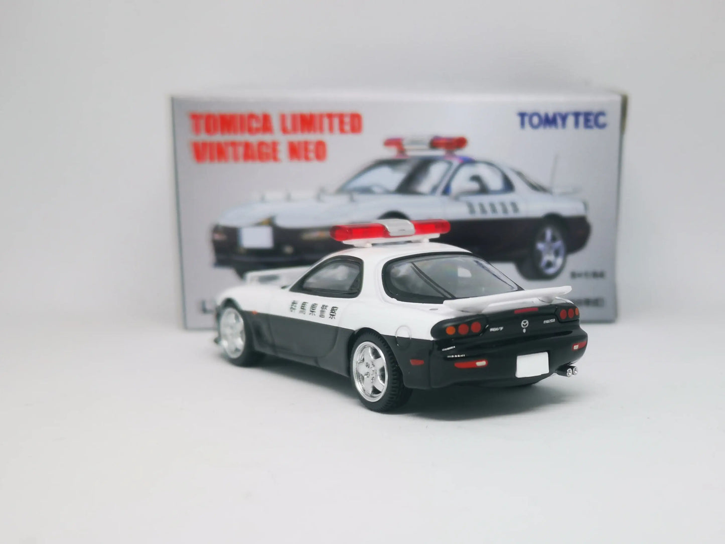 Tomica Limited Vintage Neo LV-N180a Mazda RX7 FD3S Japan Patrol Car