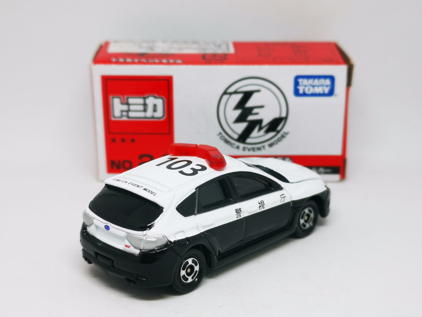Tomica Event Model #24 Subaru WRX Sti Patrol Car