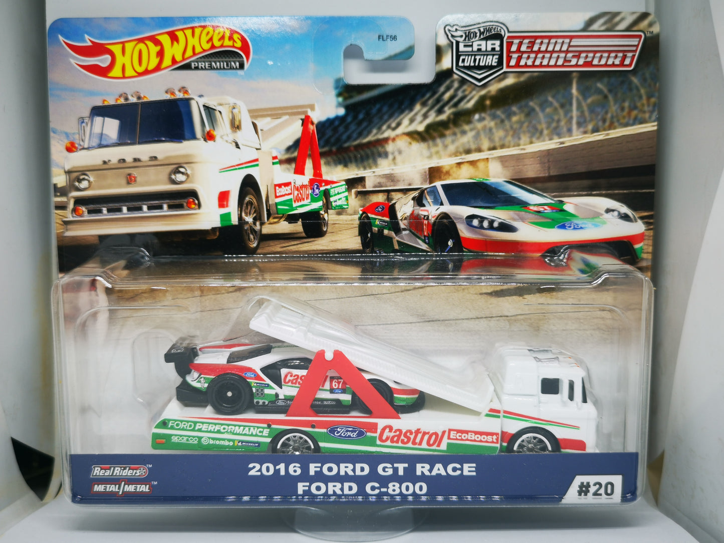 Hotwheels Team Transporter H case Ford GT Race