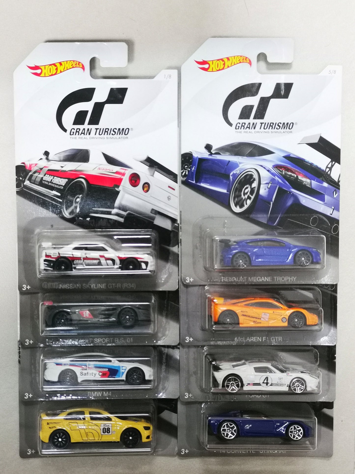 Hot Wheels Gran Turismo Set of 8