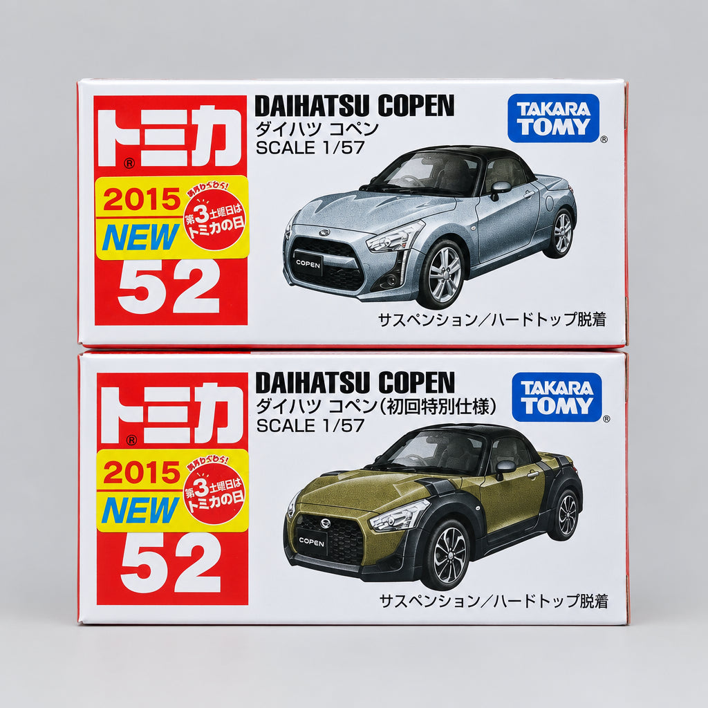 Takara Tomy Tomica #52 Daihatsu Copen Set of Two