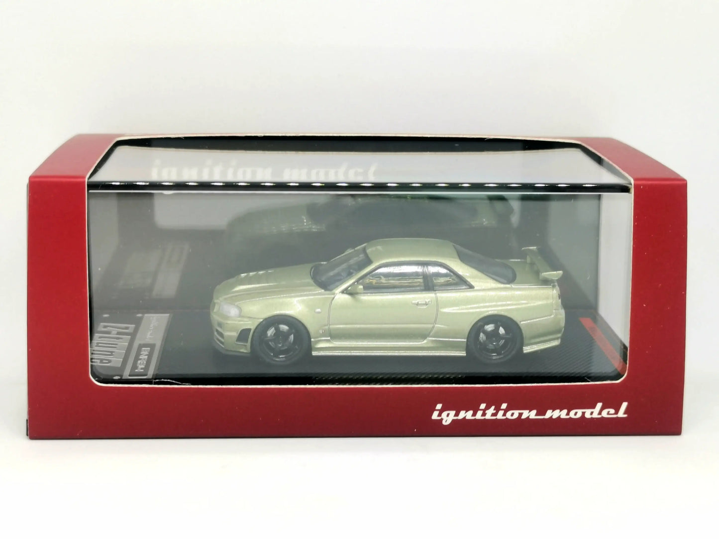 ignition model IG1873 Japan Exclusive 1:64 Nissan R34 GT-R Z-tune (Green Metallic)