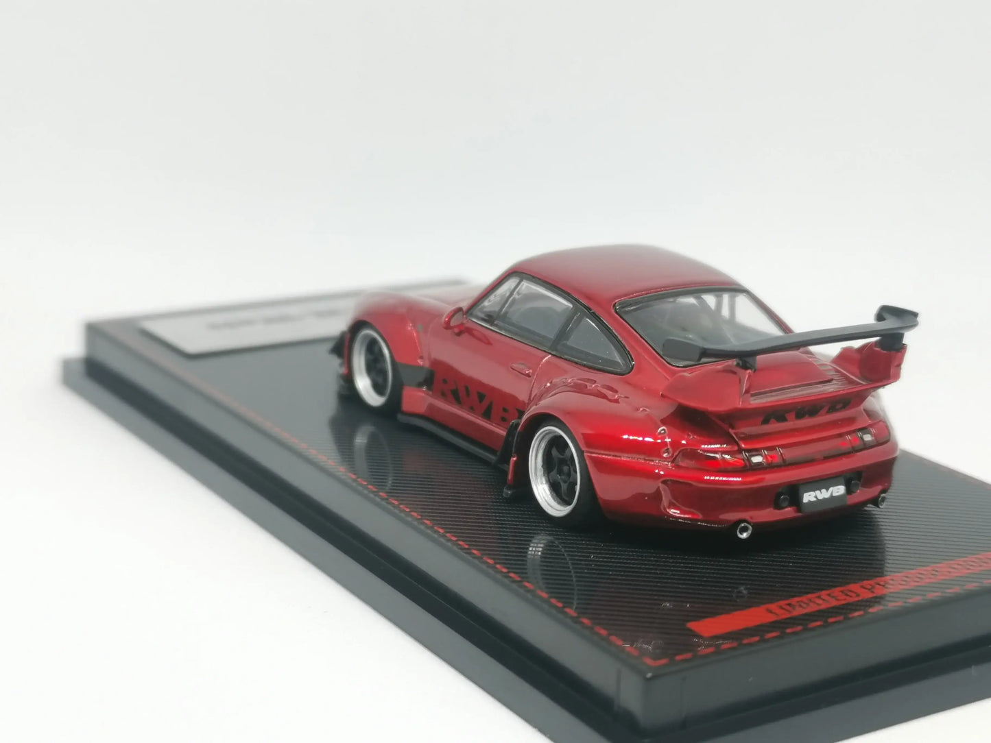 Ignition Model 1:64 Scale Porsche RWB 993 Red Metallic