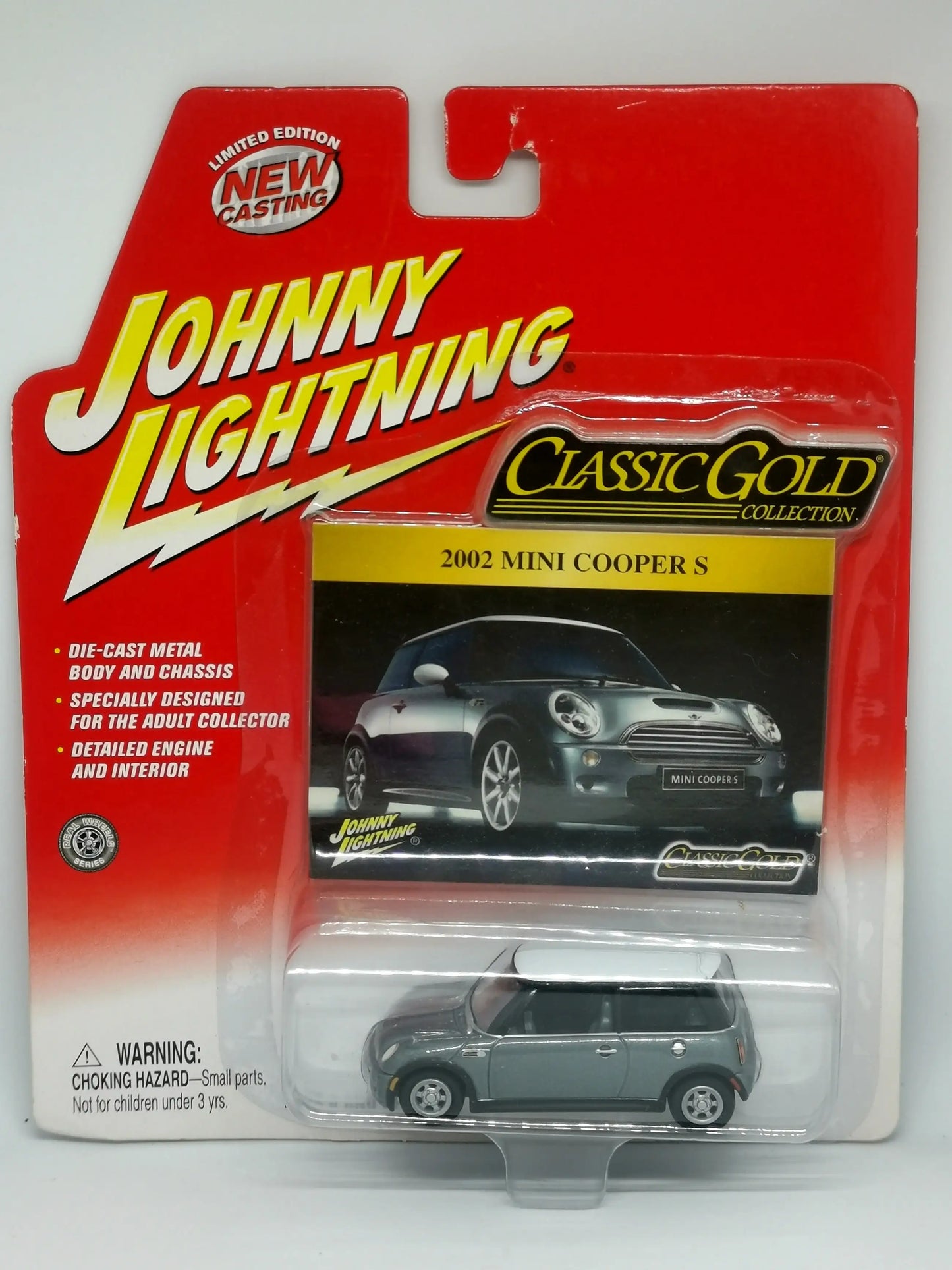 JOHNNY LIGHTNING CLASSIC GOLD 2002 MINI COOPER S Grey