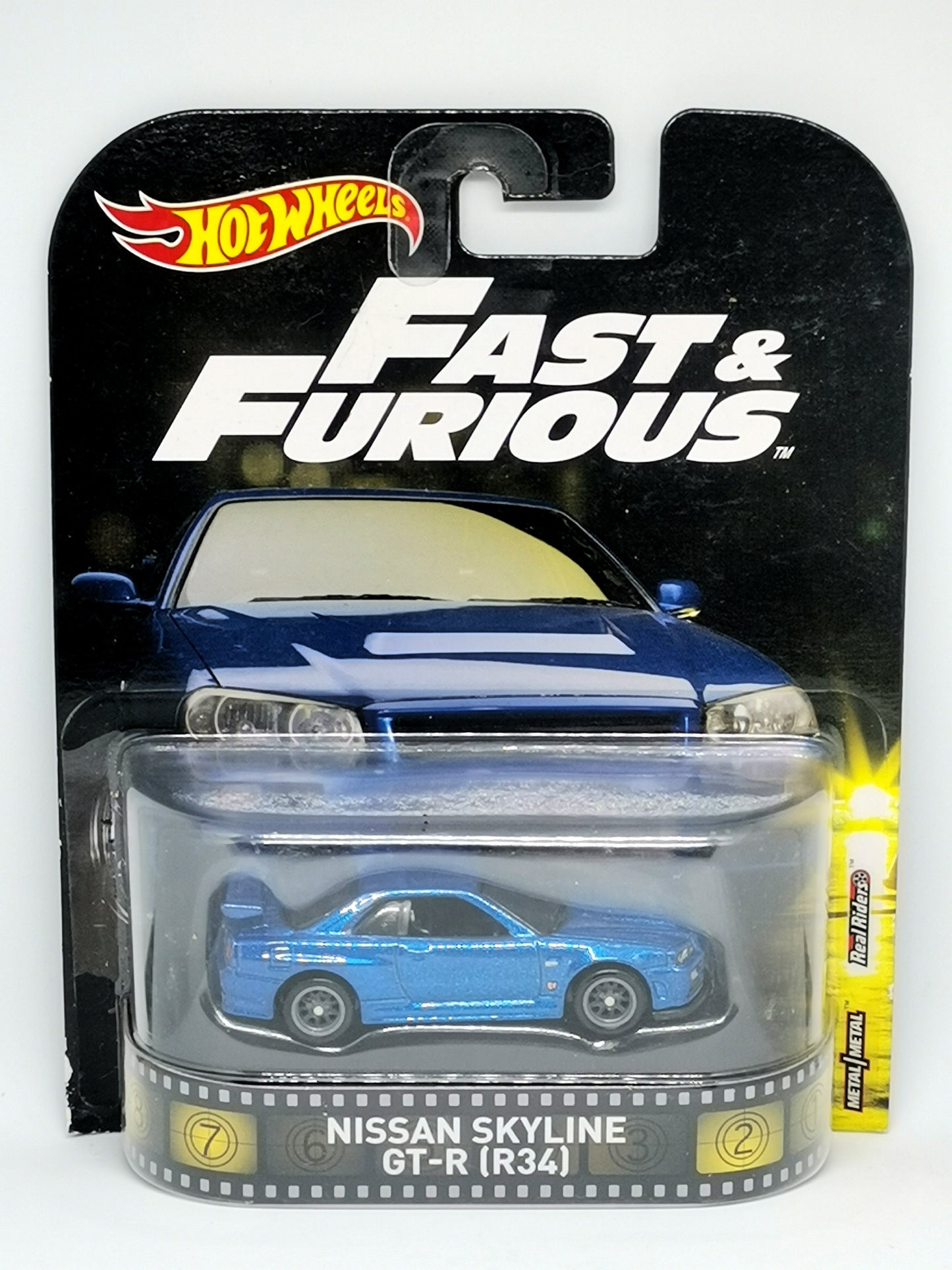 Hot Wheels Retro entertainment Fast and Furious Nissan Skyline GT-R R34