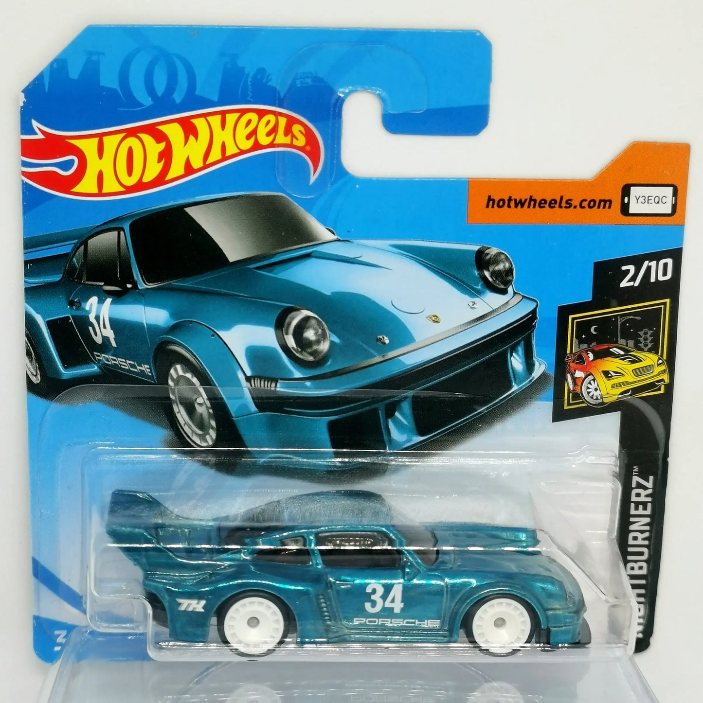 Hot Wheels Super Treasure Hunt Porsche 934.5 Short Card