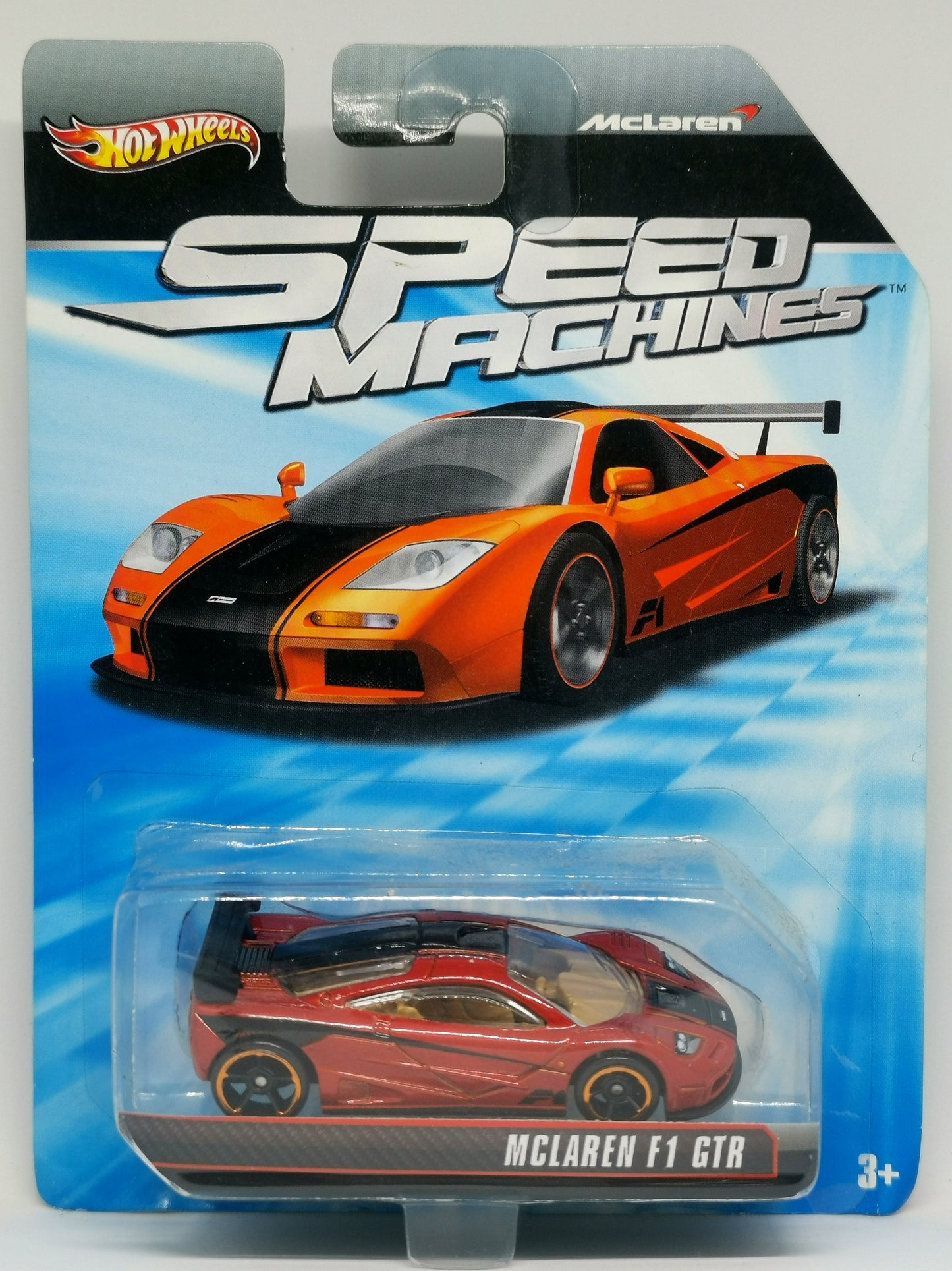 Hotwheels Speed Machines McLaren F1 GTR 5 spokes