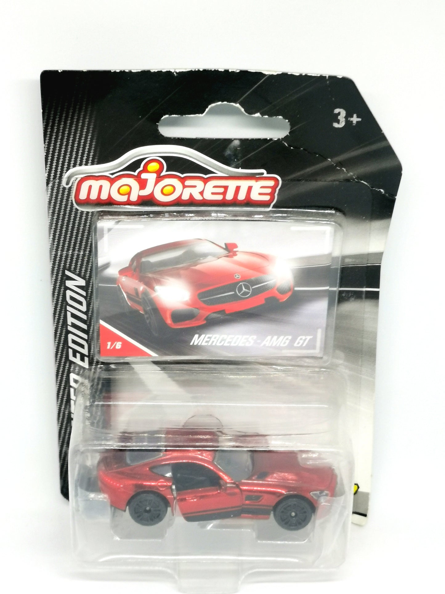 Majorette Limited Edition Mercedes Benz AMG GT Card Damaged