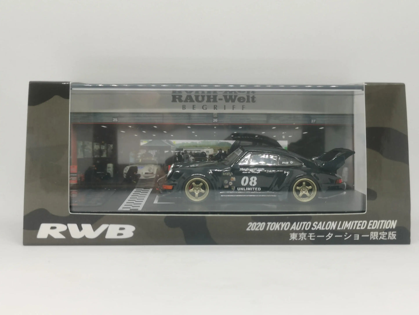 RWB Japan Official Japan 1/64 Porsche RWB 964 2020 Toyko Auto Salon Exclusive Set of 4
