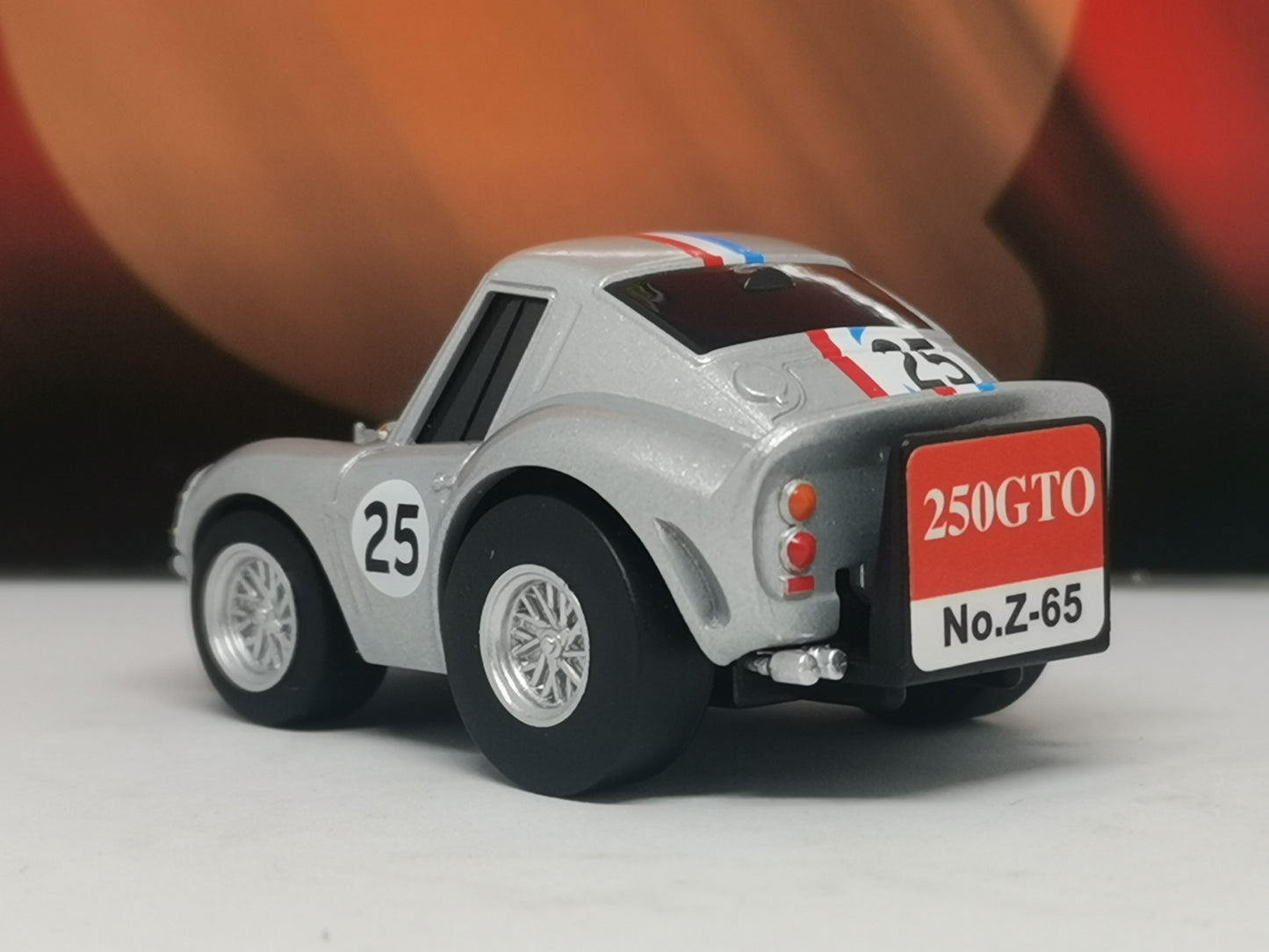Tomytec Choro Q zero Z-65b Ferrari 250 GTO #25 Silver