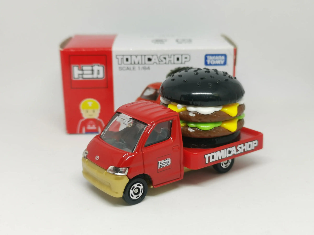 Japan Tomica Shop Exclusive Toyota Town Ace Hamburger broadcasting van