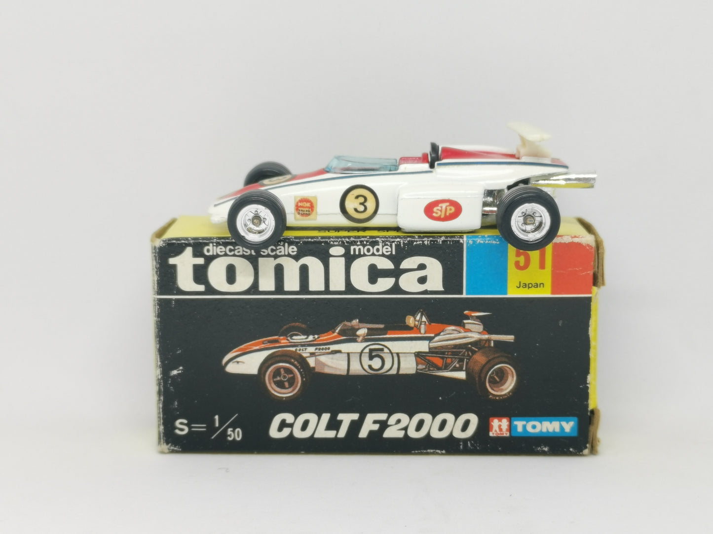 1972 Tomica No.51 Colt F2000 Made in Japan Takara Tomy