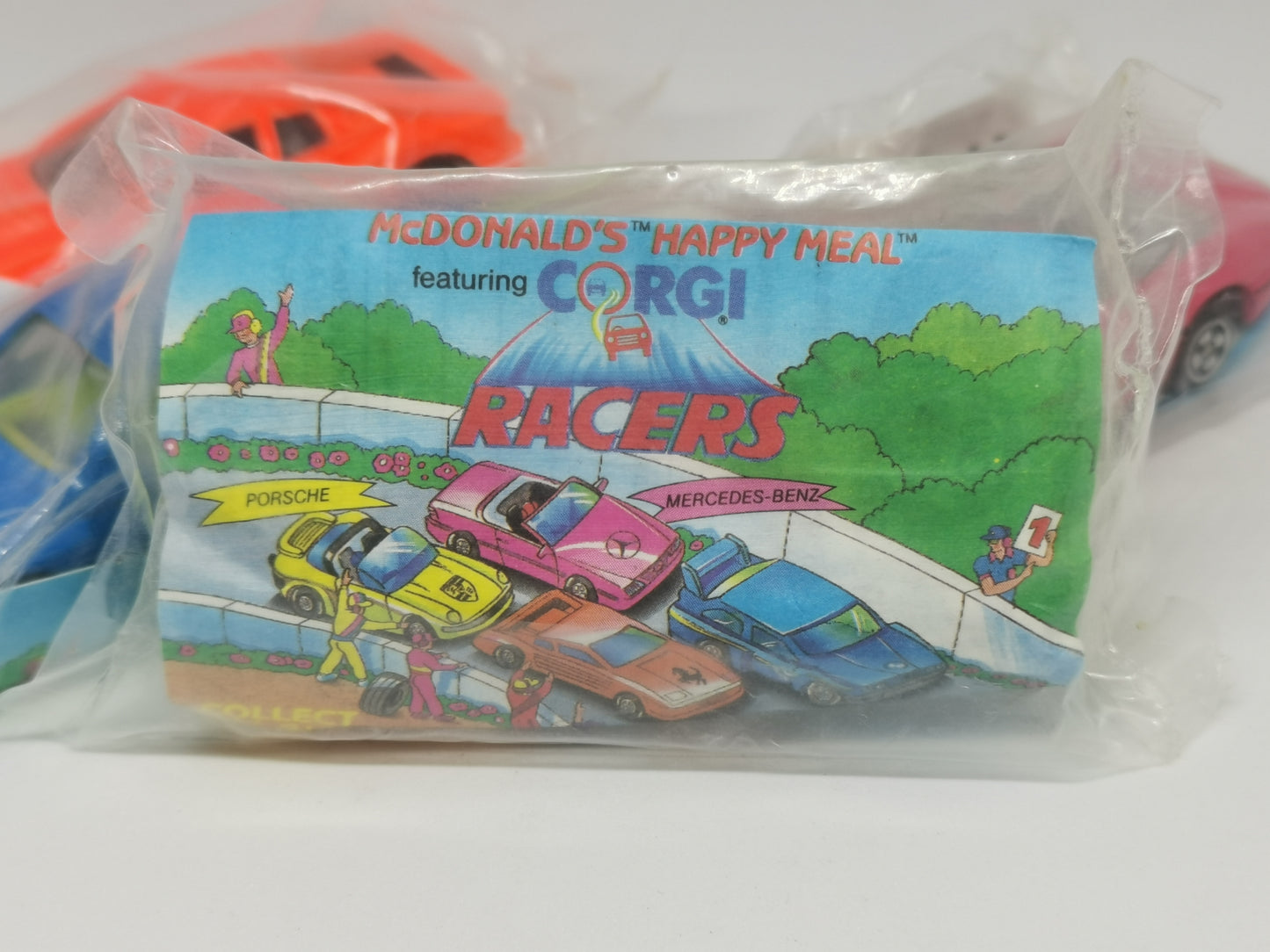 Corgi x Mc Donald's Happy Meal Set Porsche BMW Ferrari Benz