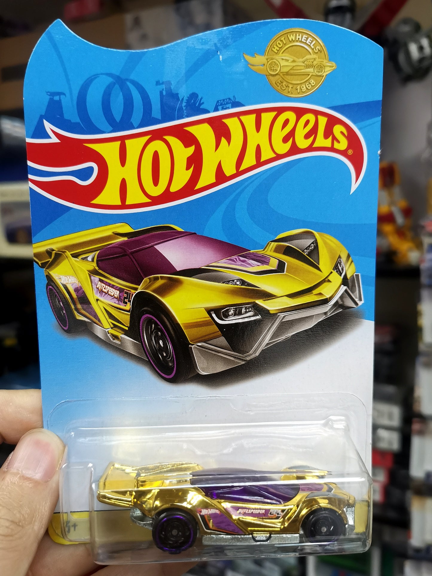 Hot Wheels Meijer Exclusive Gold Blitzspeeder